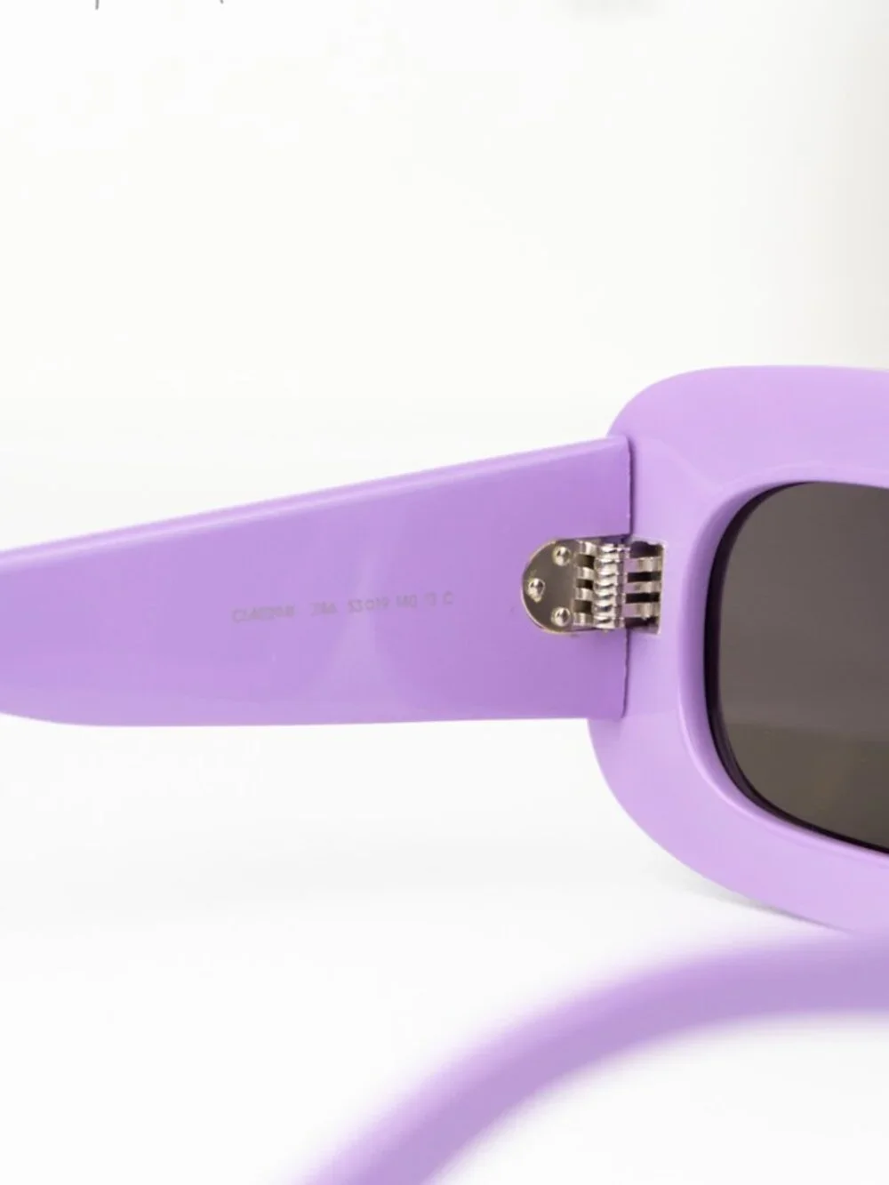 Celine Men Sunglasses Purple Grey Rectangle CL40294I 78A NEW AUTHENTIC